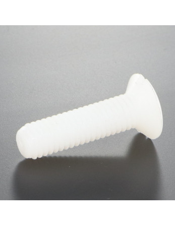 Vis métaux Tête fraisée bombée TFB Fendue M3X30 nylon naturel