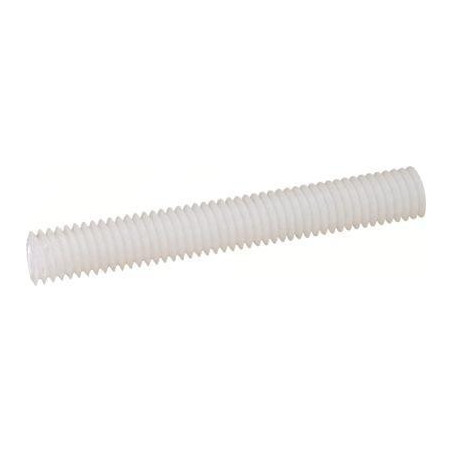 1 x Tige filetée M12 Longueur 1 mètre nylon naturel