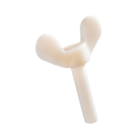1 x Vis Oreilles M6X30 nylon naturel