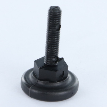 1 x PIED VErin réglable M6X25 Diamètre de tête: 20 Nylon