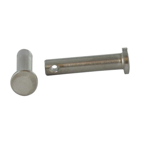 1 x Goupille Tête plate 12X75 Percée 3 Inox A4