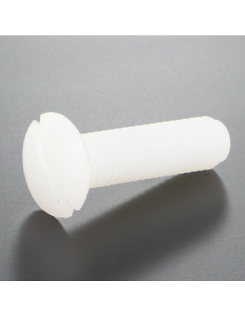 Vis métaux Tête fraisée bombée TFB Fendue M5X30 nylon naturel