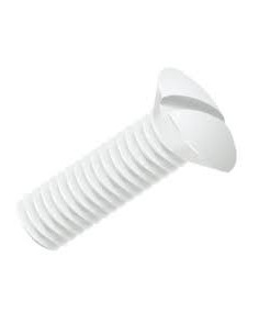 Vis métaux Tête fraisée bombée TFB Fendue M8X60 nylon...