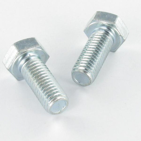 1 x Vis métaux Tête hexagonale TH M4X16 Classe 8.8 Acier zingué