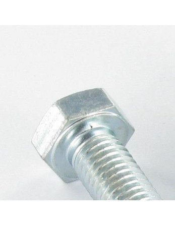 Vis métaux Tête hexagonale TH M4X16 Classe 8.8 Acier zingué
