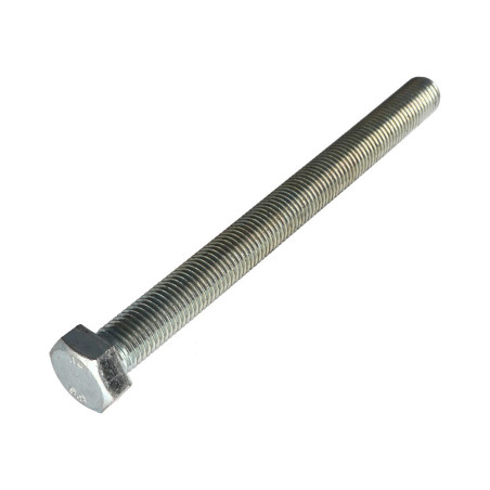 1 x Vis métaux Tête hexagonale TH M20X180 Classe 8.8 Acier zingué