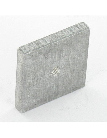 Ecrou carré M4 24X24X4 Aluminium