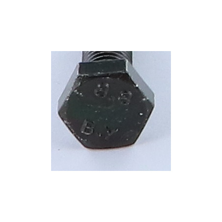 1 x Vis métaux Tête hexagonale TH M5X14 Classe 8.8 Acier zingué noir
