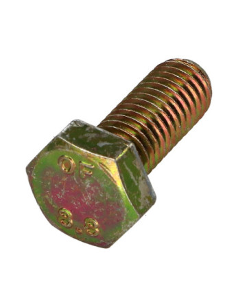 Vis métaux Tête hexagonale TH M10X25 Classe 8.8 DIN 933 Bichromaté