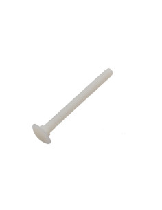 Vis métaux tête ronde collet carré M8X70 nylon naturel