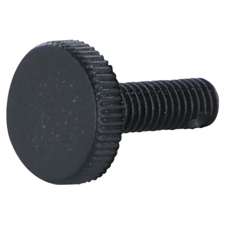 1 x Vis métaux nylon noir Tête cylindrique TC Moletée M6X10