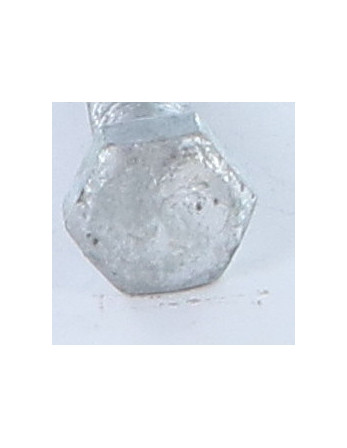 Vis métaux Tête hexagonale TH M8X35 Classe 8.8 Forte tenue à la corrosion Acier galvanisé à chaud Oversized