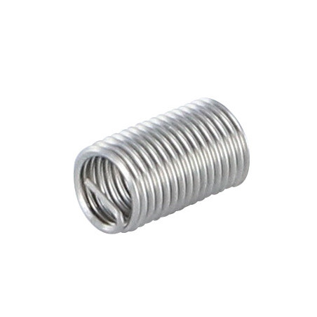 1 x Filet rapporté M8X12 Pas fin Pas de 100 Inox