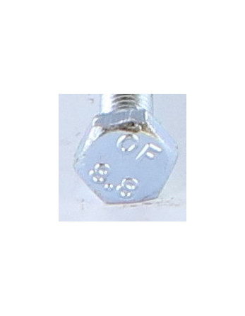 Vis métaux Tête hexagonale TH M8X90 Classe 8.8 Acier zingué