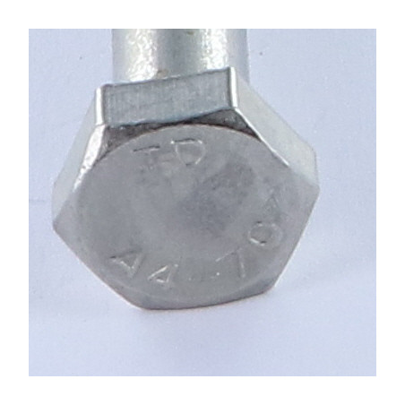 1 x Corps de boulon filetage partiel Tête hexagonale TH M10X250 Inox A4