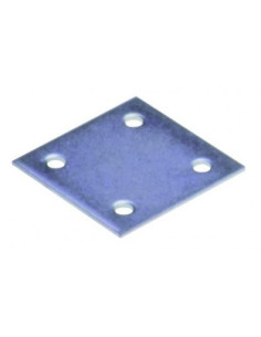 Platine D'ASSEMBLAGE Acier zingué 40X40