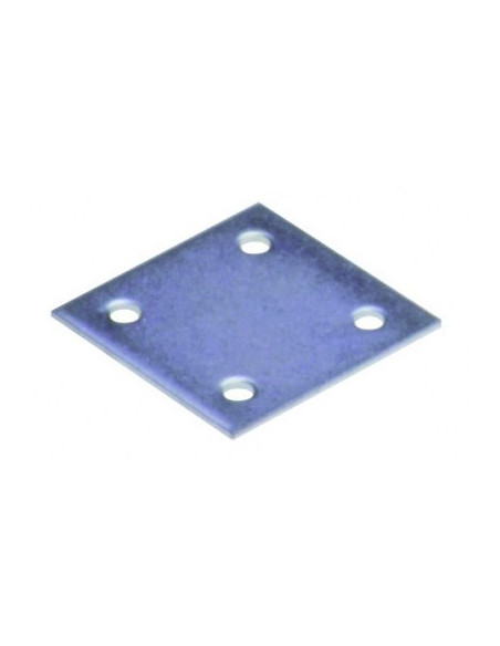 1 x Platine D'ASSEMBLAGE Acier zingué 40X40
