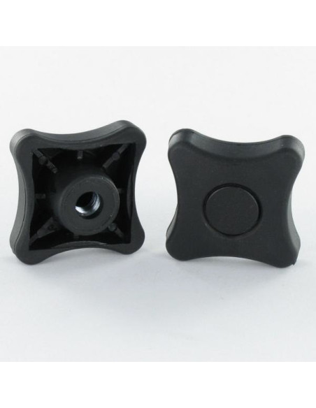 1 x Ecrou VOLANT nylon noir M6