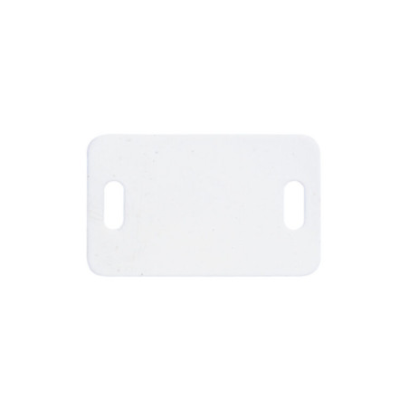 1 x PLAQUE D'IDENTIFICATION nylon blanc 26.4X16.2