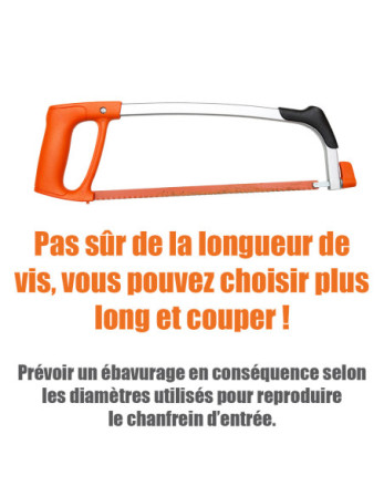 Vis Poelier nylon naturel Polyamide 6.6 M6X16