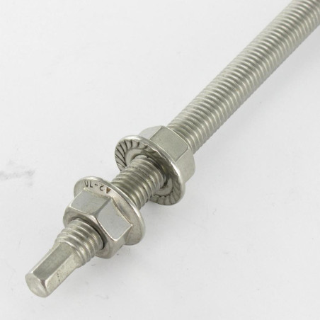 1 x Vis panneau solaire SW9 12X250 Inox A2