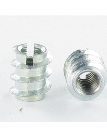 Insert Fendue Acier zingué M8 15X15