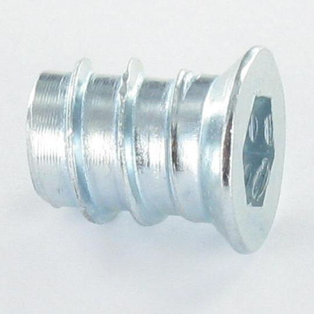 1 x Ecrou Clé de 6 HC6 M6 12X13 Acier zingué