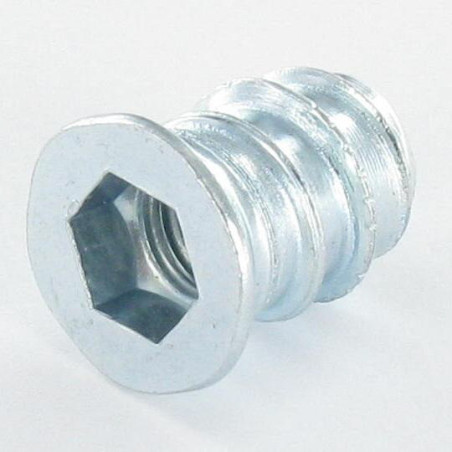 1 x Ecrou Clé de 6 HC6 M6 12X13 Acier zingué