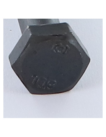 Corps de boulon filetage partiel Tête hexagonale TH M10X120 Classe 10.9 Acier brut
