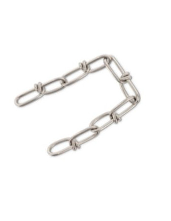 M Chaîne à maillon noué Diamètre 3.4 Inox A4 (vendu au m)