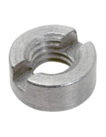 Ecrou Cylindrique Fendue Inox A1 M1.6
