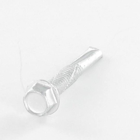 1 x Vis autoperceuse Bimétal Tête hexagonale TH Embase collerette 5.5X38 Bimétal Acier / Inox A2