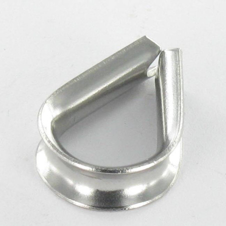 1 x Cosse coeur Inox A4 Diamètre 6