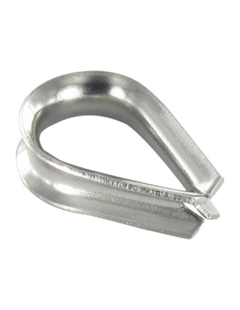 Cosse coeur Inox A4 Diamètre 18