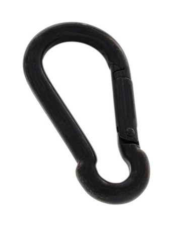 Mousqueton Inox A4 Noir Diamètre 8