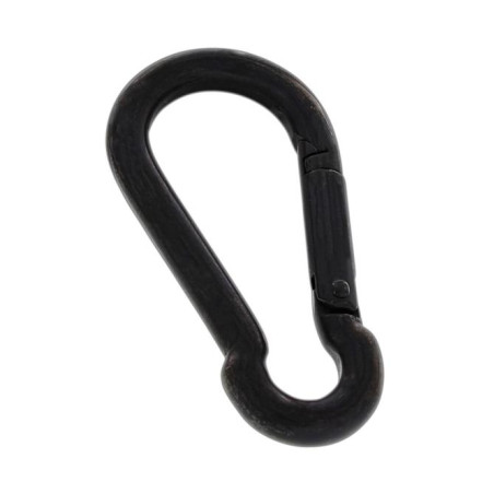 1 x Mousqueton Inox A4 Noir Diamètre 8
