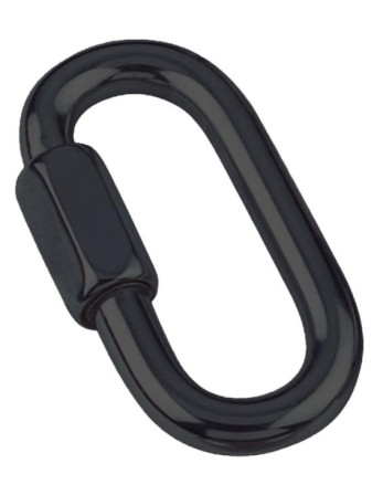 Maillon rapide Inox A4 Noir 5