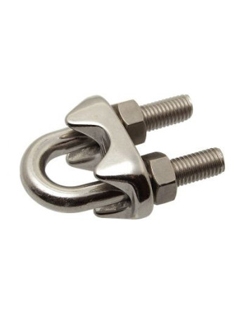 Serre cable étrier Inox A4 Pour Câble De Diamètre 2