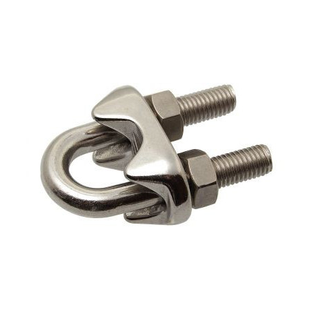 1 x Serre cable étrier Inox A4 Pour Câble De Diamètre 22
