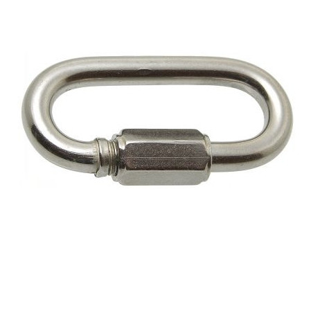 1 x Maillon rapide Inox A4 3