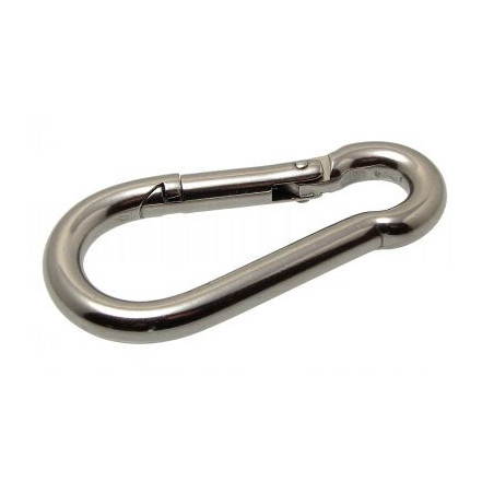 1 x Mousqueton Inox A4 Diamètre 4