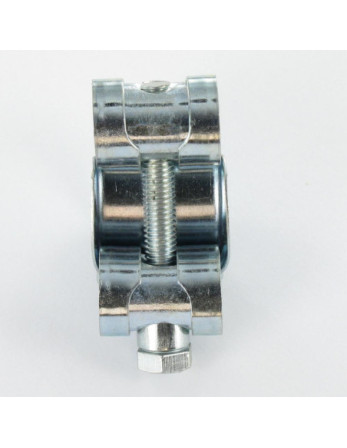 Collier à tourillons pour tuyau épais et arme Acier zingué W1 Diamètre 227 à 239
