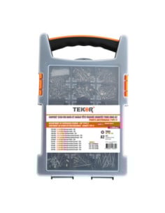 Assortiment de Vis bois TEKOR Tête fraisée TF Cranté TORX...