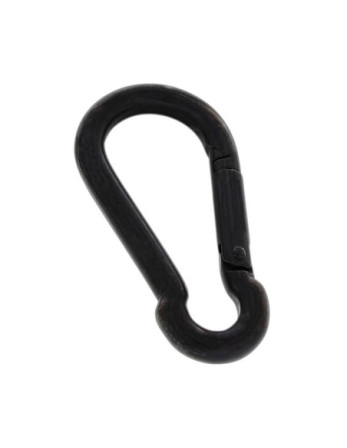 Mousqueton Inox A4 Noir Diamètre 6