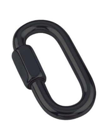 Maillon rapide Inox A4 Noir 10