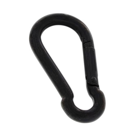 1 x Mousqueton Inox A4 Noir Diamètre 3