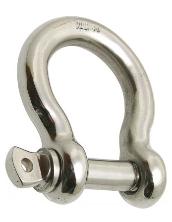 Manille LYRE Forgée Inox A4 Diamètre 6