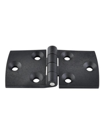 Charnière Symétrique 80X40 nylon noir