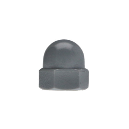 1 x Ecrou borgne Nylon Gris Clair M8