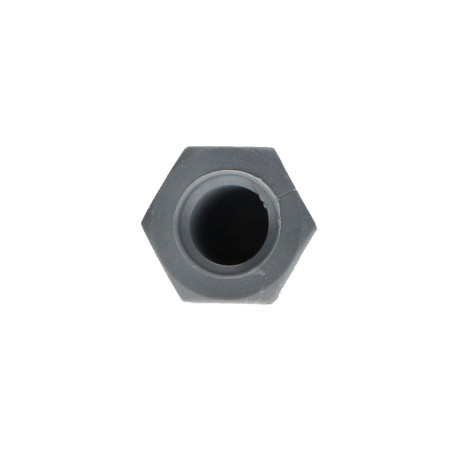 1 x Ecrou borgne Nylon Gris Clair M8